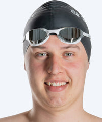 Watery swimming goggles - Instinct Mirror - White/silver