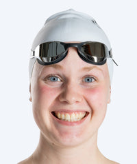 Watery swimming goggles - Instinct Mirror - Black/silver