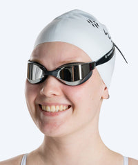 Watery swimming goggles - Instinct Mirror - Black/silver