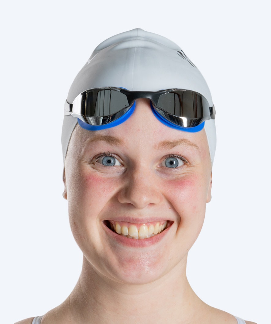 Watery swimming goggles - Instinct Mirror - Blue/silver