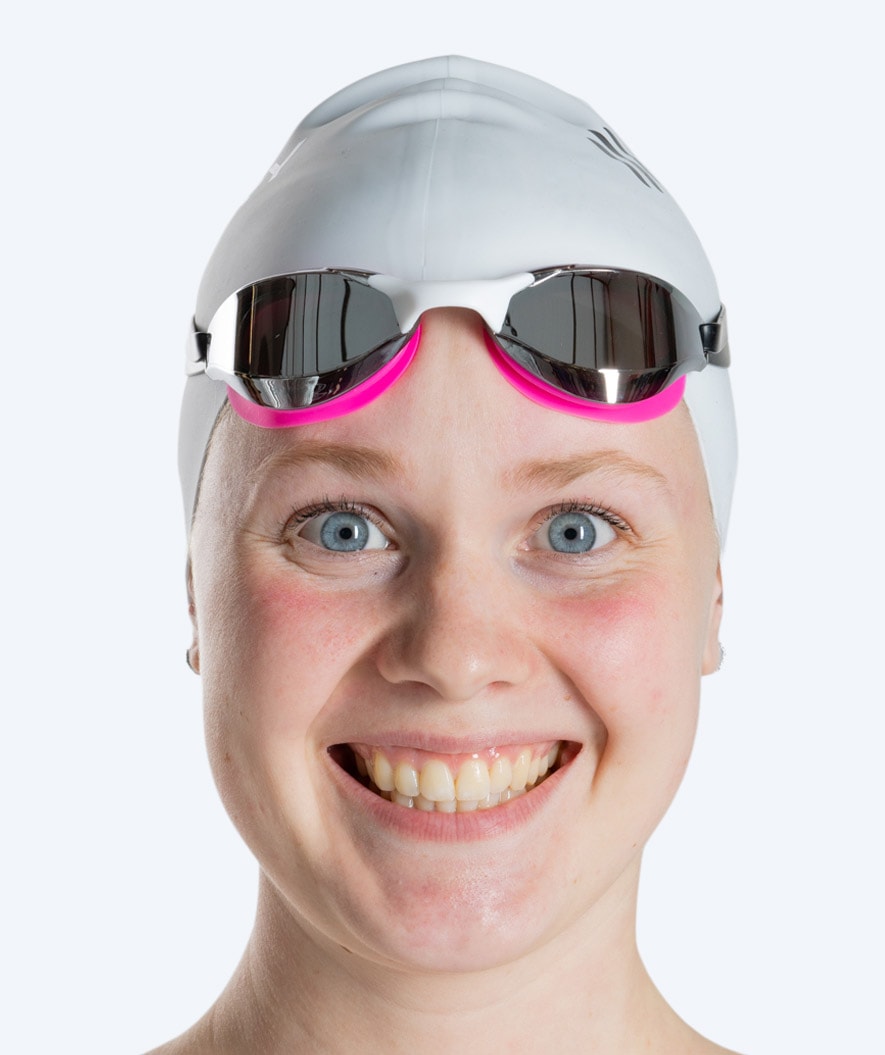 Watery swim goggles - Instinct Mirror - Pink/silver