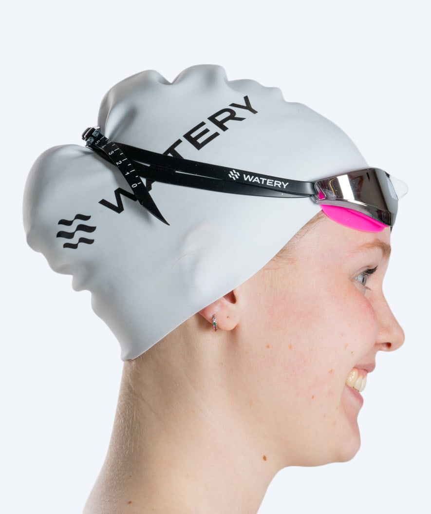 Watery swim goggles - Instinct Mirror - Pink/silver