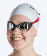 Watery swim goggles - Instinct Mirror - Red/silver