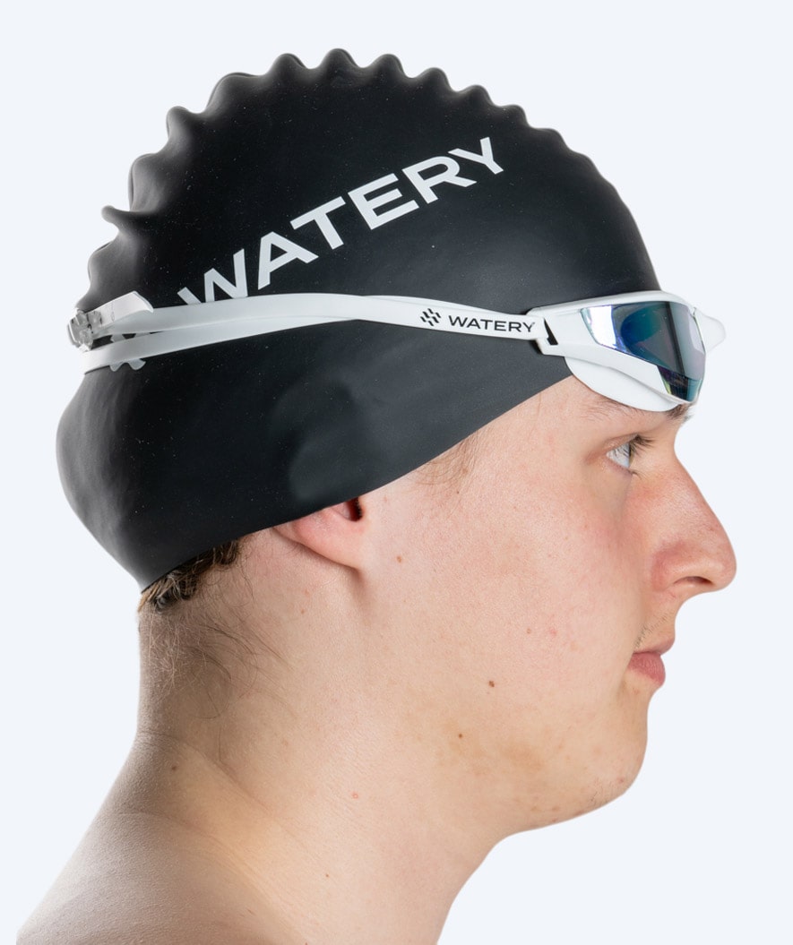 Watery swimming goggles - Instinct Ultra Mirror - White/blue