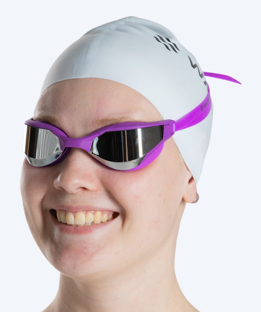 Watery swim goggles - Instinct Ultra Mirror - Purple/silver