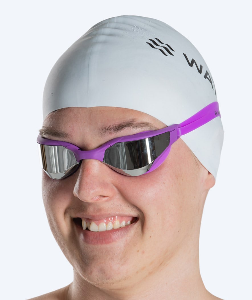 Watery swim goggles - Instinct Ultra Mirror - Purple/silver