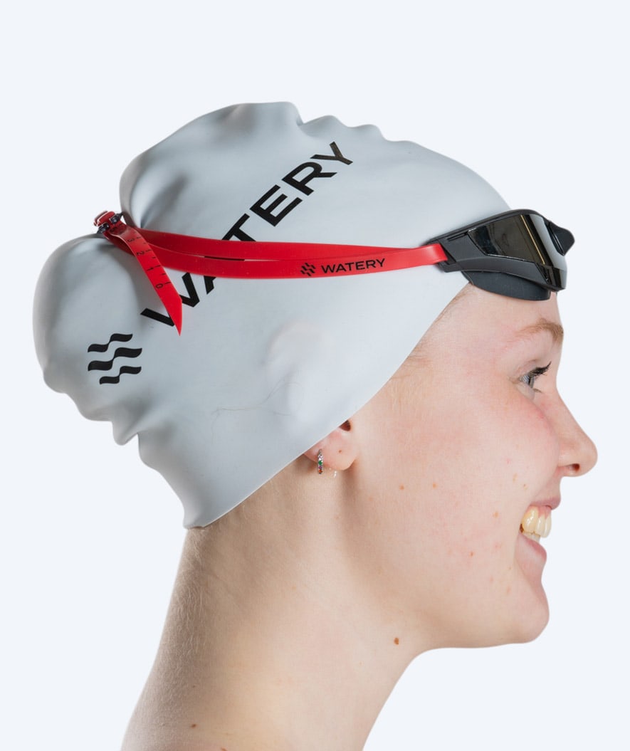 Watery swim goggles - Instinct Ultra Mirror - Red/silver
