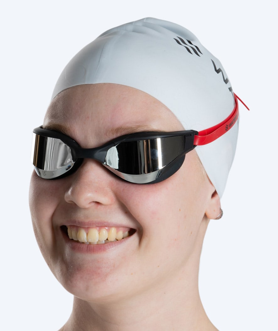 Watery swim goggles - Instinct Ultra Mirror - Red/silver