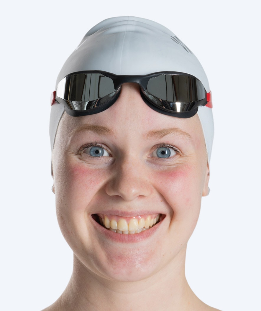 Watery swimming goggles - Instinct Ultra Mirror - Red/silver