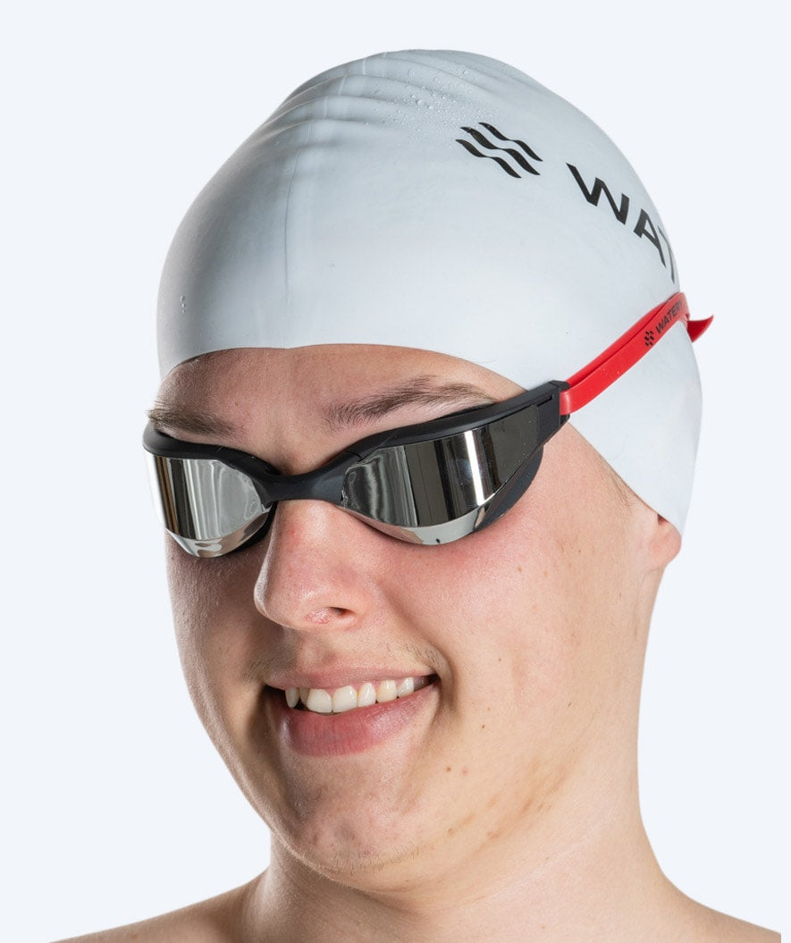 Watery swimming goggles - Instinct Ultra Mirror - Red/silver