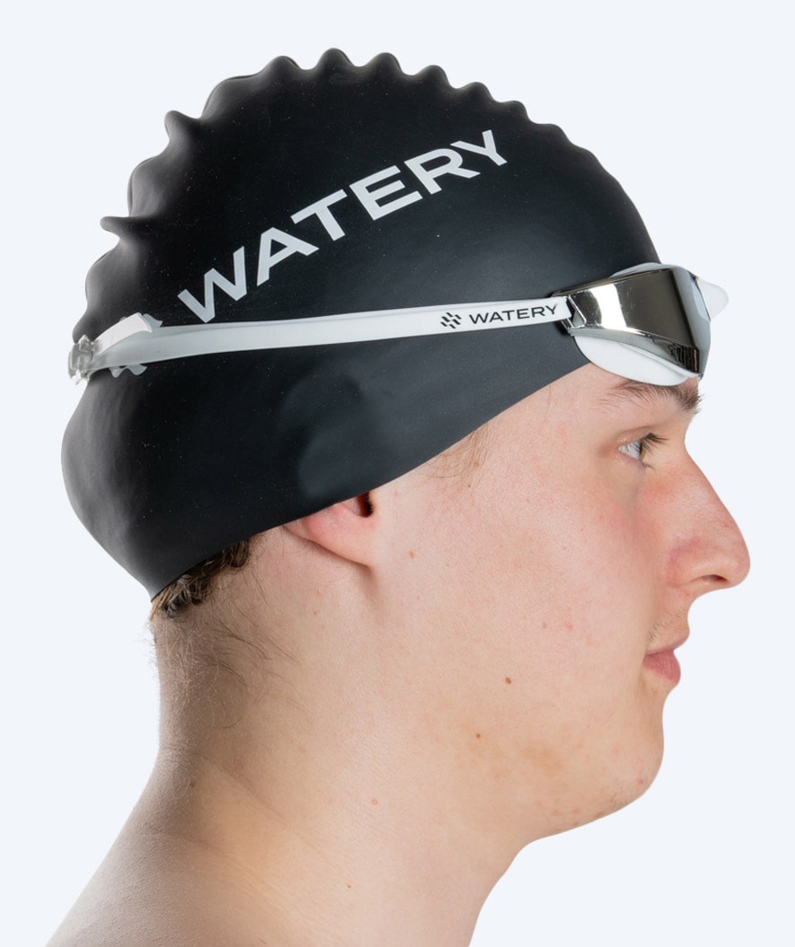 Watery swimming goggles - Instinct Ultra Mirror - White/silver