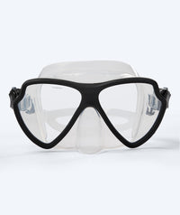 Watery diving mask for adults (from 15 years) - Itzel - Black