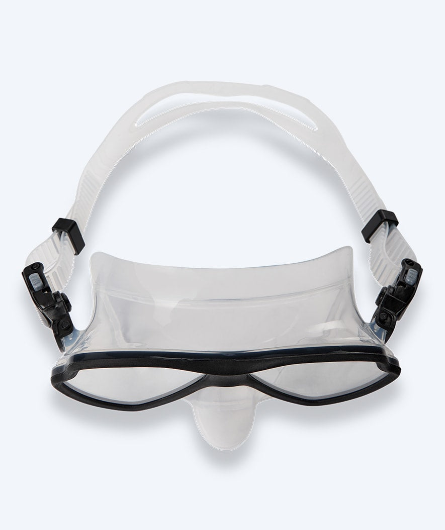 Watery diving mask for adults (from 15 years) - Itzel - Black