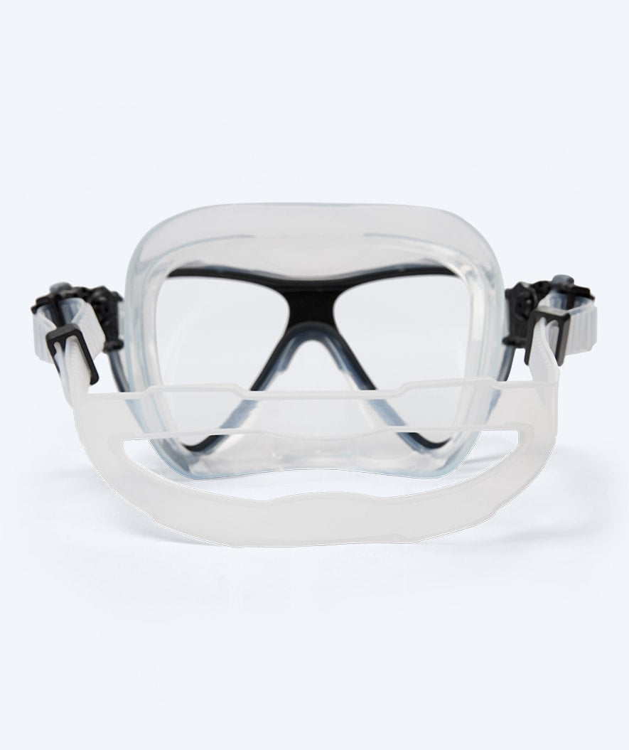 Watery diving mask for adults (from 15 years) - Itzel - Black