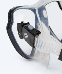 Watery diving mask for adults (from 15 years) - Itzel - Black