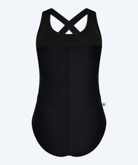 Watery swimsuit in big sizes for women - Kaito - Black/white