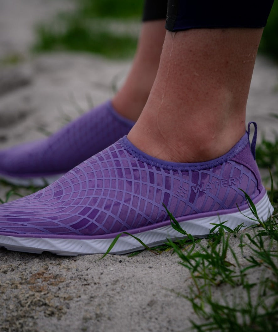 Watery swim shoes for adults - Kawaii - Purple