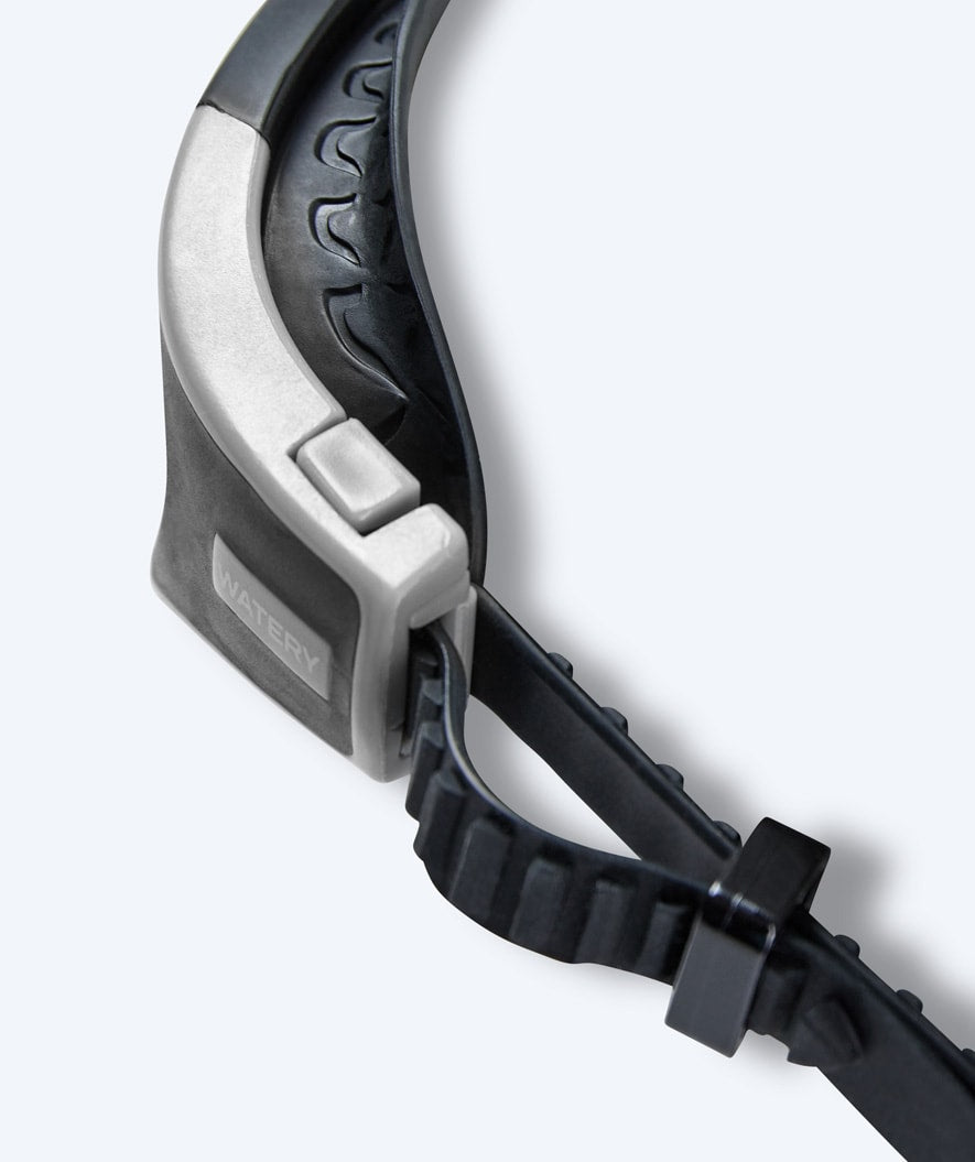 Watery exercise diving goggles - Kelvin Mirror - Black/silver