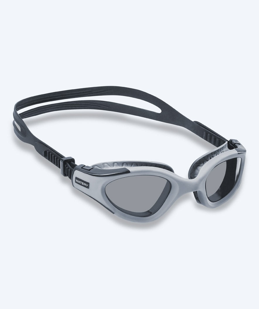 Watery training swimming goggles - Kelvin Active - Grey (Smoke lens)