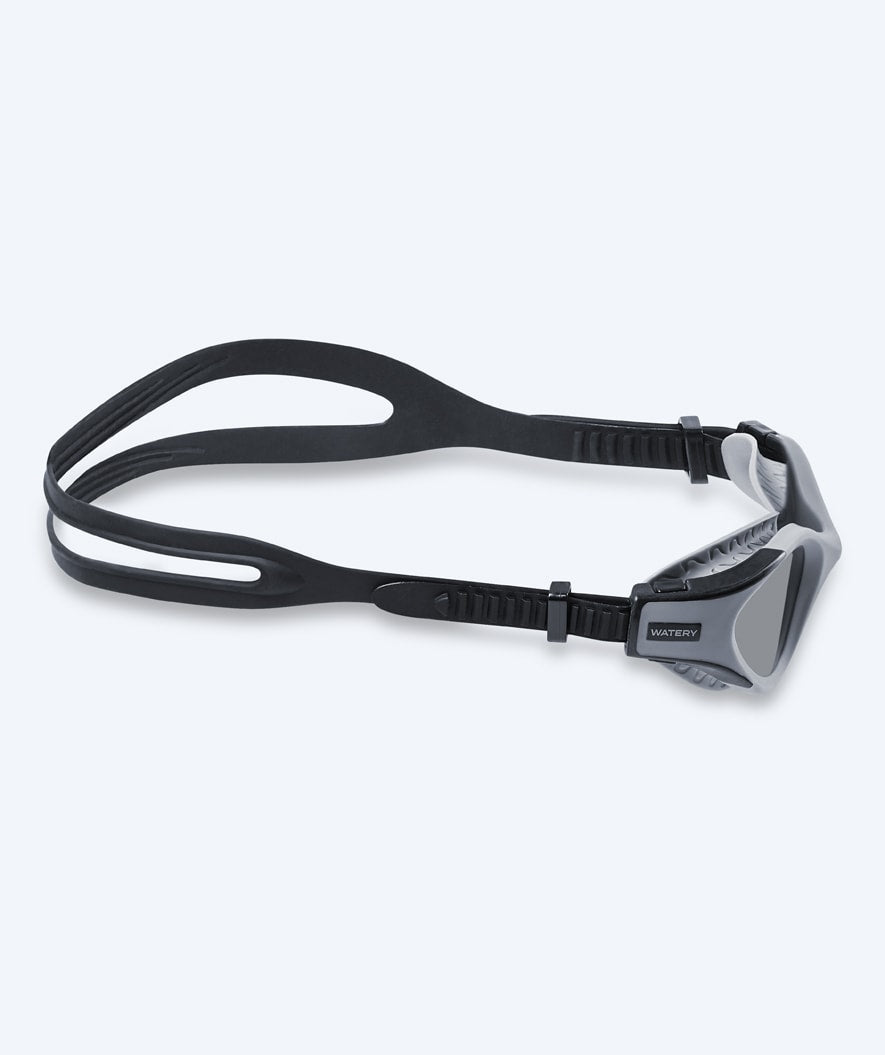 Watery exercise swim goggles - Kelvin Active - Grey (Smoke lens)