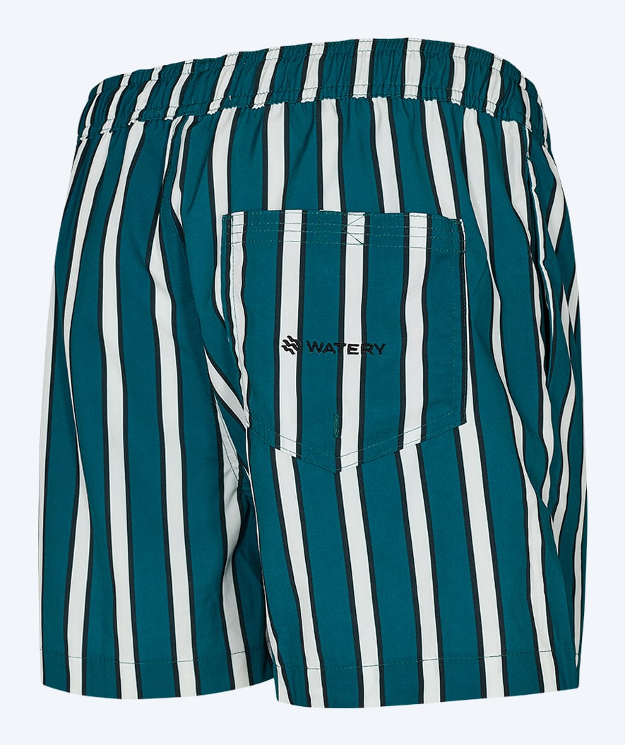 Watery swim shorts for men - Kelvin Eco - Green/white