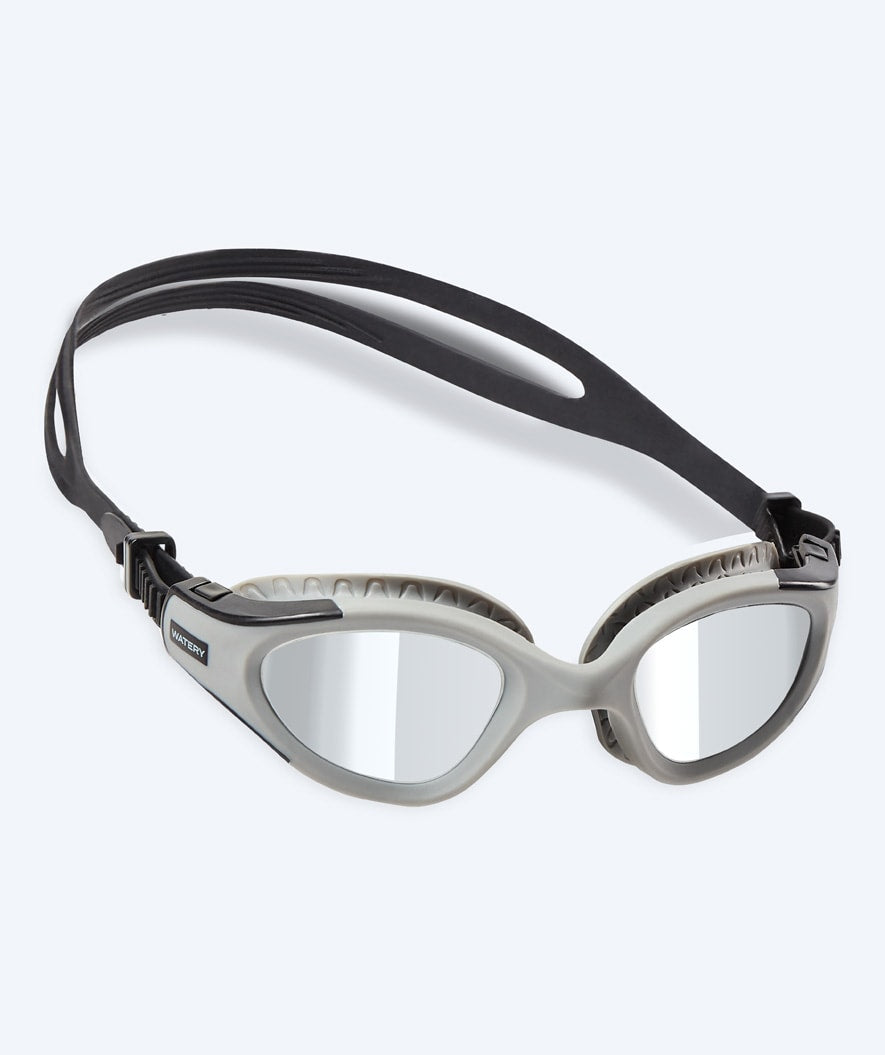 Watery training diving goggles - Kelvin Mirror - Grey/silver