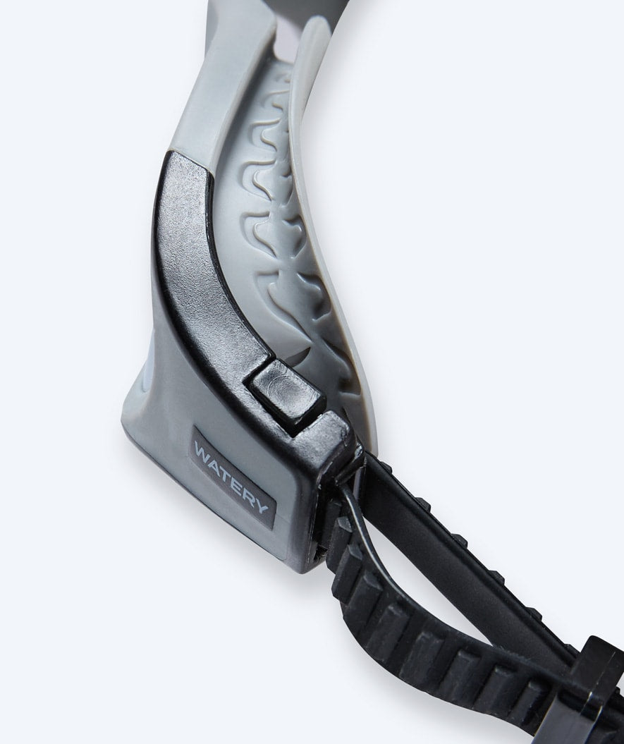 Watery exercise diving goggles - Kelvin Mirror - Grey/silver