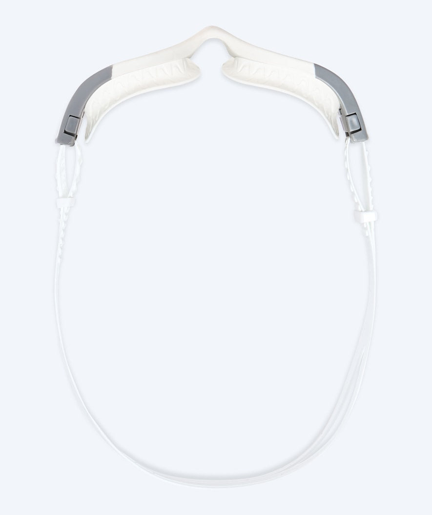 Watery exercise diving goggles - Kelvin Mirror - White/silver