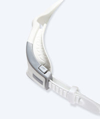 Watery exercise diving goggles - Kelvin Mirror - White/silver