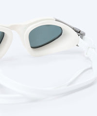 Watery exercise diving goggles - Kelvin Mirror - White/silver