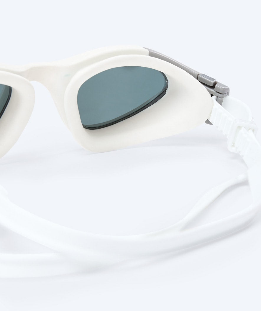 Watery exercise diving goggles - Kelvin Mirror - White/silver