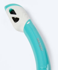 Watery full-dry snorkel for kids - Triton 2.0 - Green