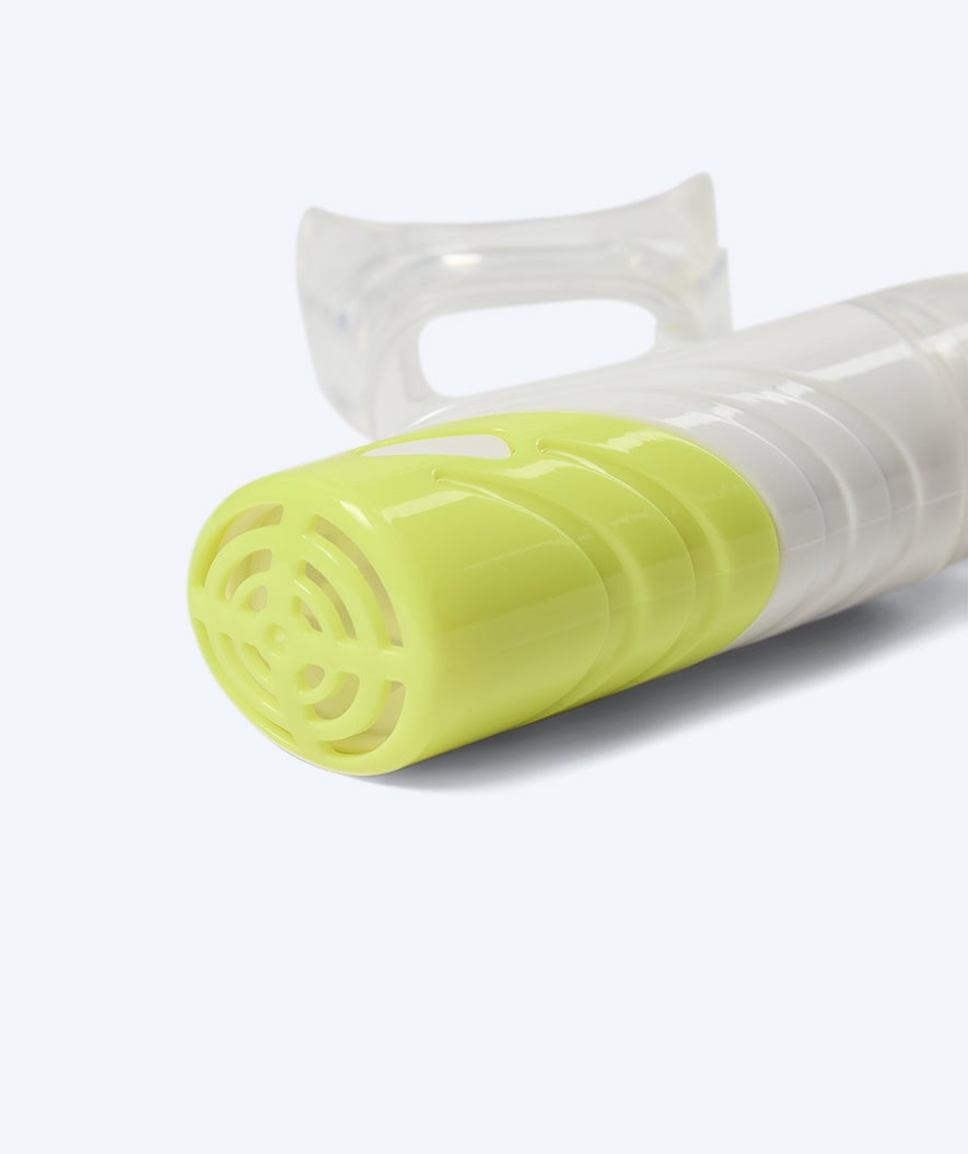 Watery full-dry snorkel for kids - Triton 2.0 - Yellow