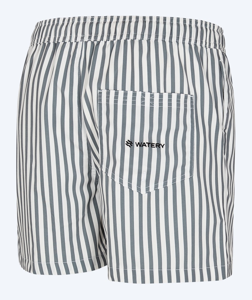 Watery swim shorts for men - Lagoon Eco - White/grey