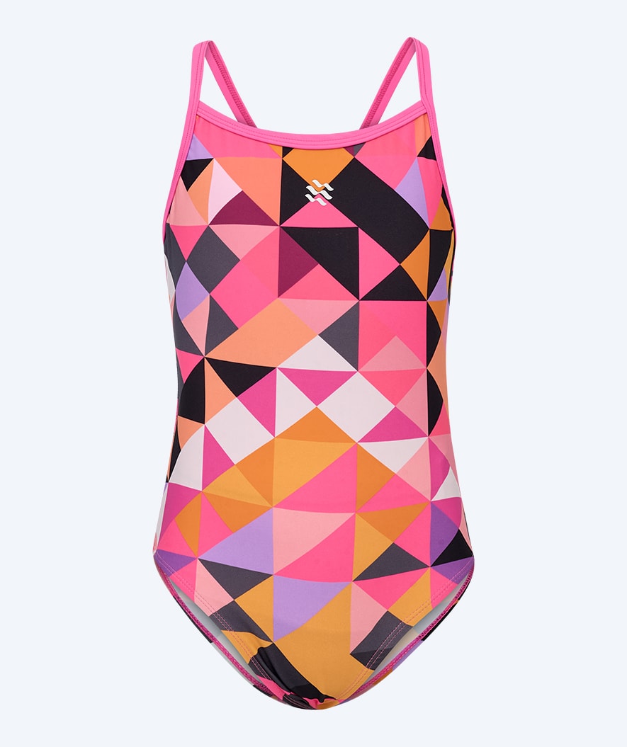 Watery swimsuit for girls - Laguna - Light pink