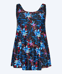 Watery skirted swimsuit for women - Laguna - Arvin Blue