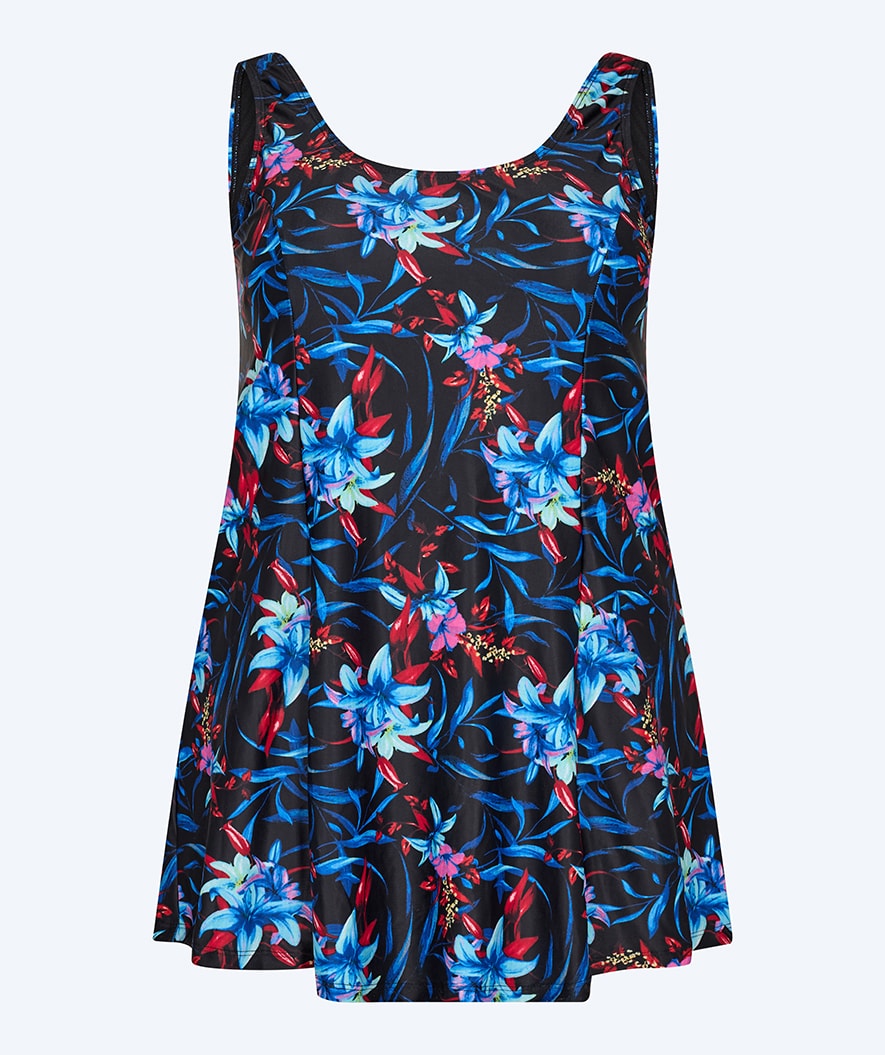 Watery skirted swimsuit for women - Laguna - Arvin Blue
