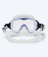 Watery Combo snorkel set for adults (from 15 years) - Leach Pro - Blue/Yellow