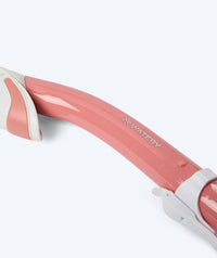 Watery Combo snorkel set for adults (from 15 years) - Leach Pro - White/Pink