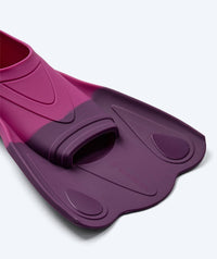 Watery swim fins for adults - Leander - Purple