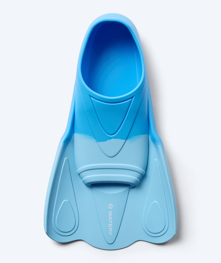Watery swim fins for kids - Leander - Blue
