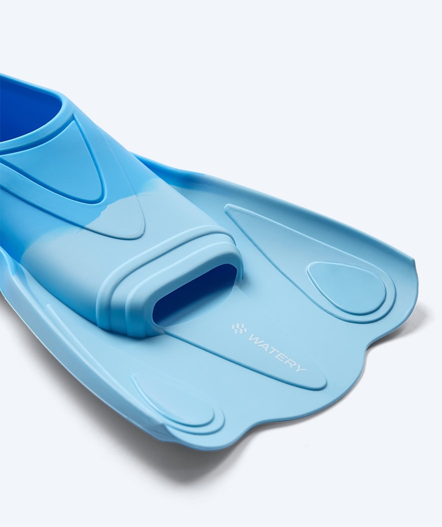 Watery swim fins for kids - Leander - Blue