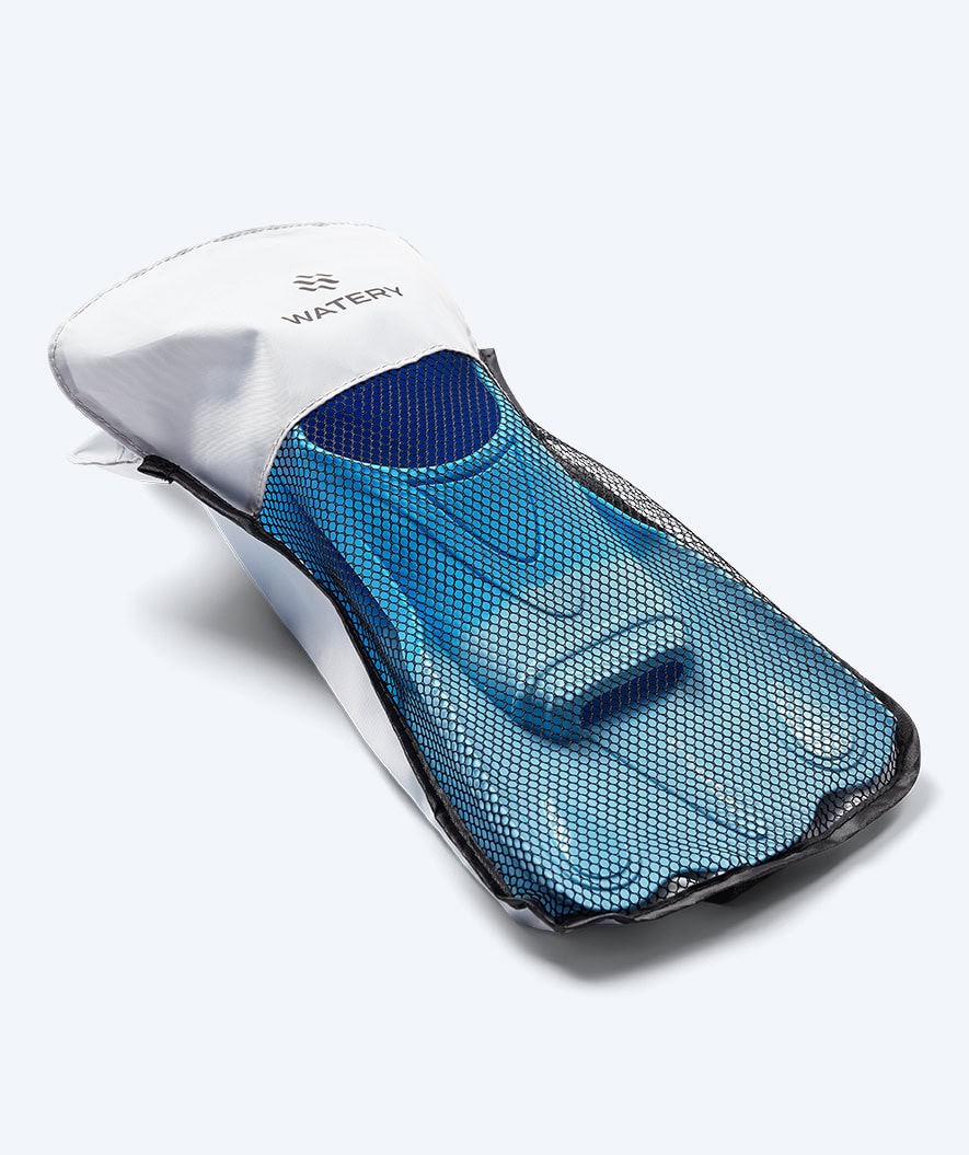 Watery swim fins for kids - Leander - Blue