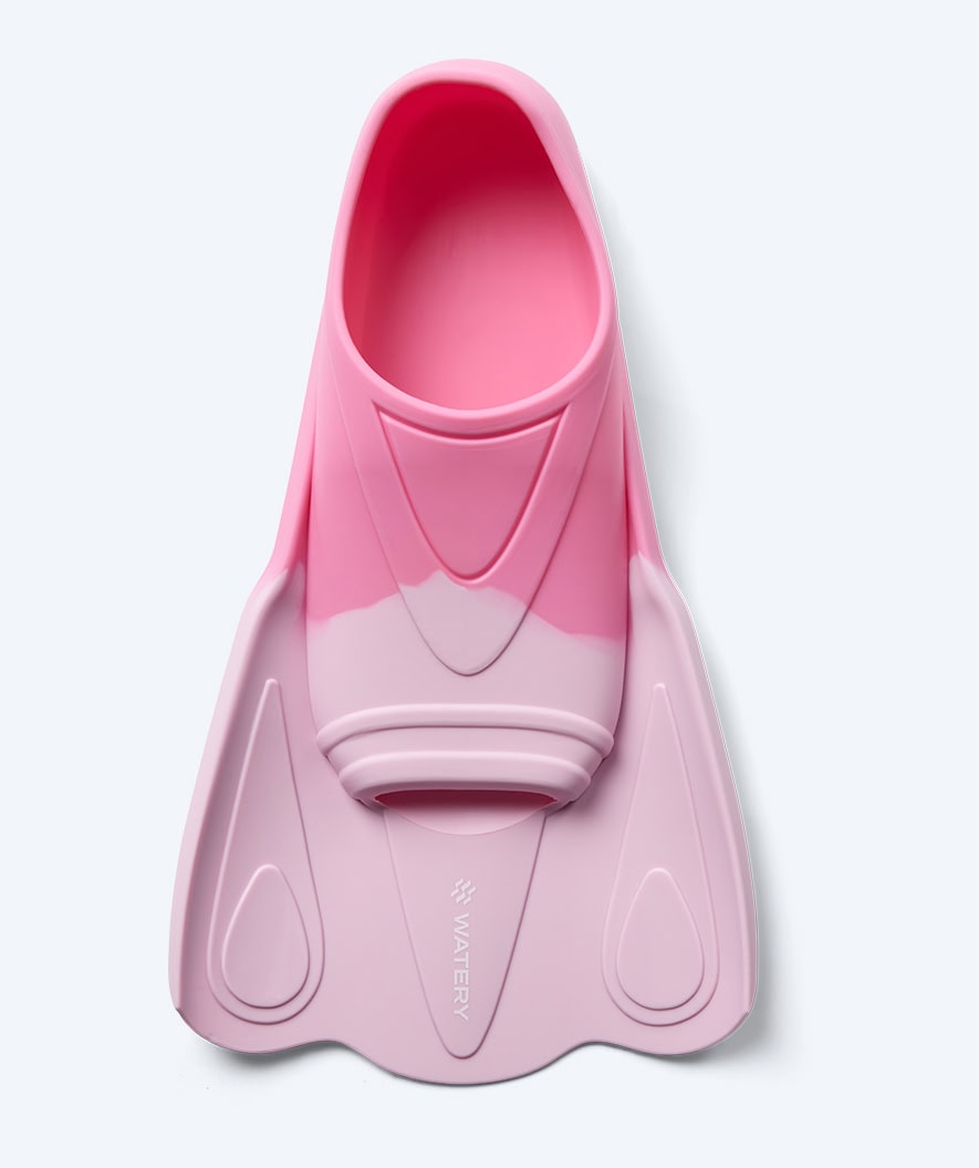 Watery swim fins for kids - Leander - Light pink