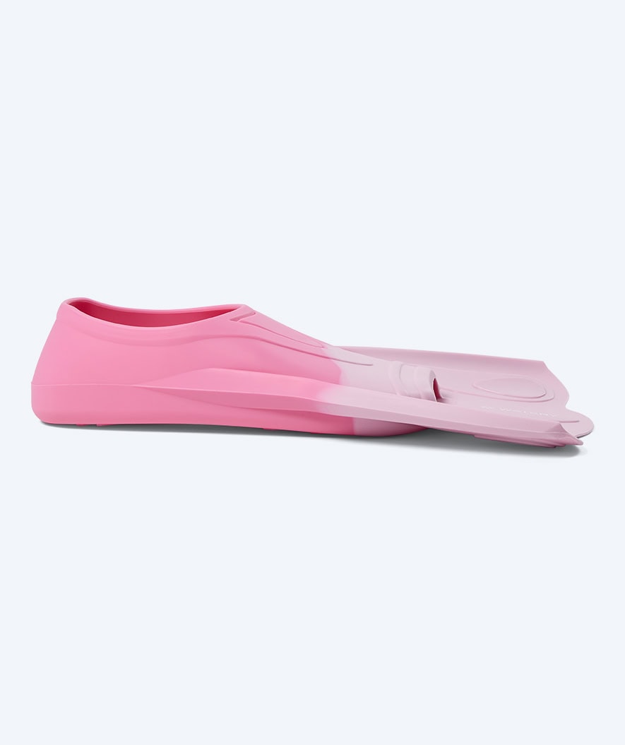 Watery swim fins for kids - Leander - Light pink