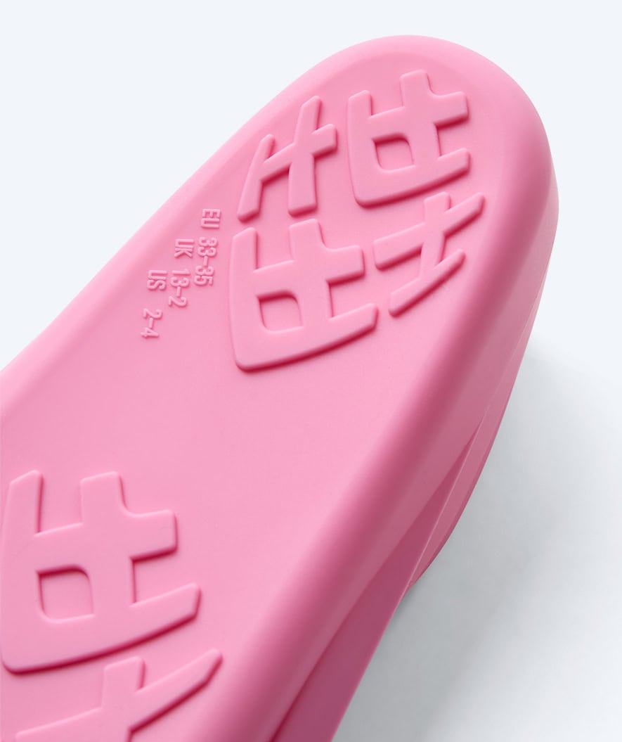 Watery swim fins for kids - Leander - Light pink