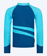 Watery UV-shirt for kids - Manami Long Sleeve Rashguard - Atlantic Blue