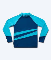 Watery UV-shirt for kids - Manami Long Sleeve Rashguard - Atlantic Blue