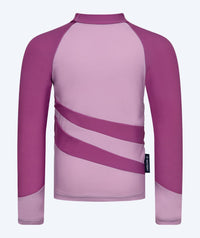 Watery UV-shirt for kids - Manami Long Sleeved Rashguard - Atlantic Purple