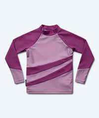Watery UV-shirt for kids - Manami Long Sleeved Rashguard - Atlantic Purple
